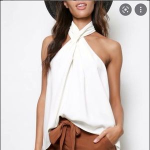 Amanda Uprichard top in Ivory